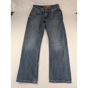 Men's 30x32 Rock Roll Cowboy Double Barrel Relaxed Bootcut Distressed Jeans